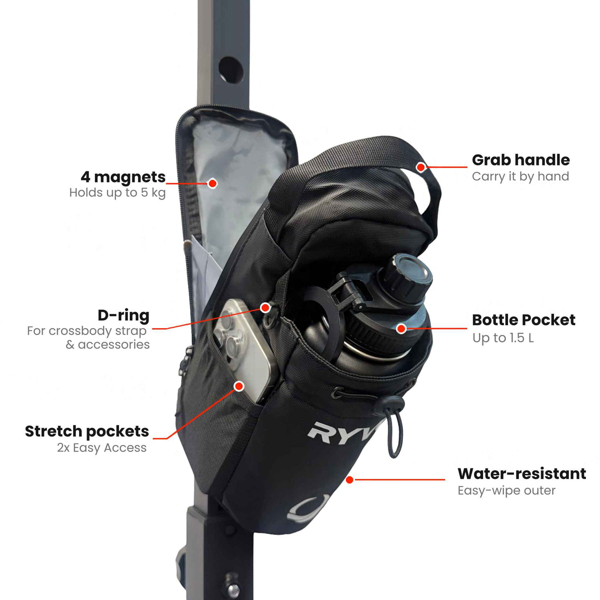 The Rig - Magnetic Gym Bag