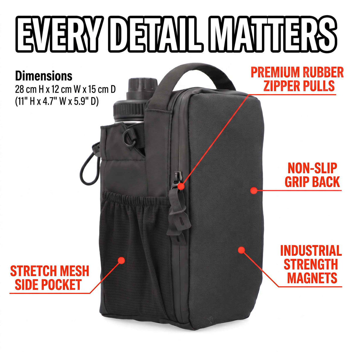 The Rig Pro — Magnetic Gym Bag - Pink